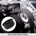 Drive Belt Idler Pulley for Volkswagen Touareg (2002–2006) No. 077109244F Black
