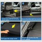 Retractable Cargo Cover for Nissan Kicks (2018–2023)