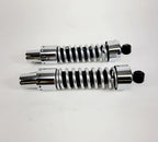 Chrome Rear Suspension Shocks 12" for Harley-Davidson Dyna (1991–2017)