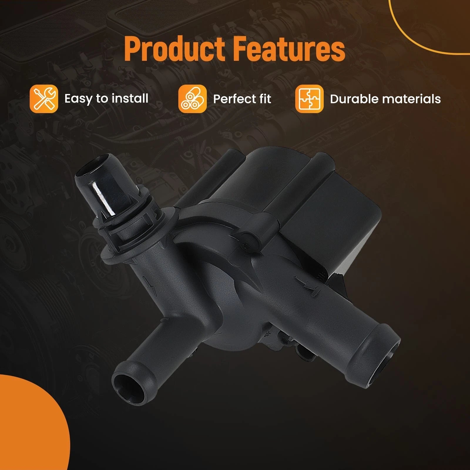 Electric Water Pump for BMW 1/3 Series F20 F21 F30 (2012–2019)