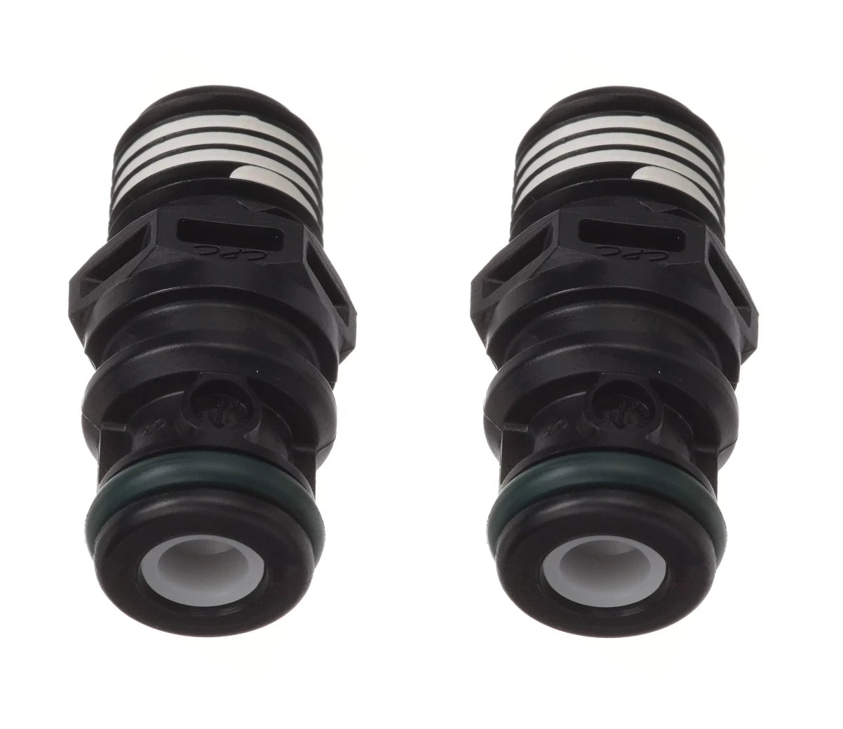 2X Attwood Sprayless Marine Fuel Connector Male 1/4" NPT - 8838TM6
