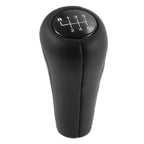 6 Speed Manual Gear Shift Knob for BMW  Faux Leather Black