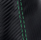 Manual Shift Boot for Dodge Challenger (2008–2014) Carbon Fiber Green Stitch