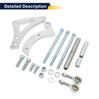 Generator Mount for Chrysler Dodge 1970-2024 Silver Tone Metal 1 Set