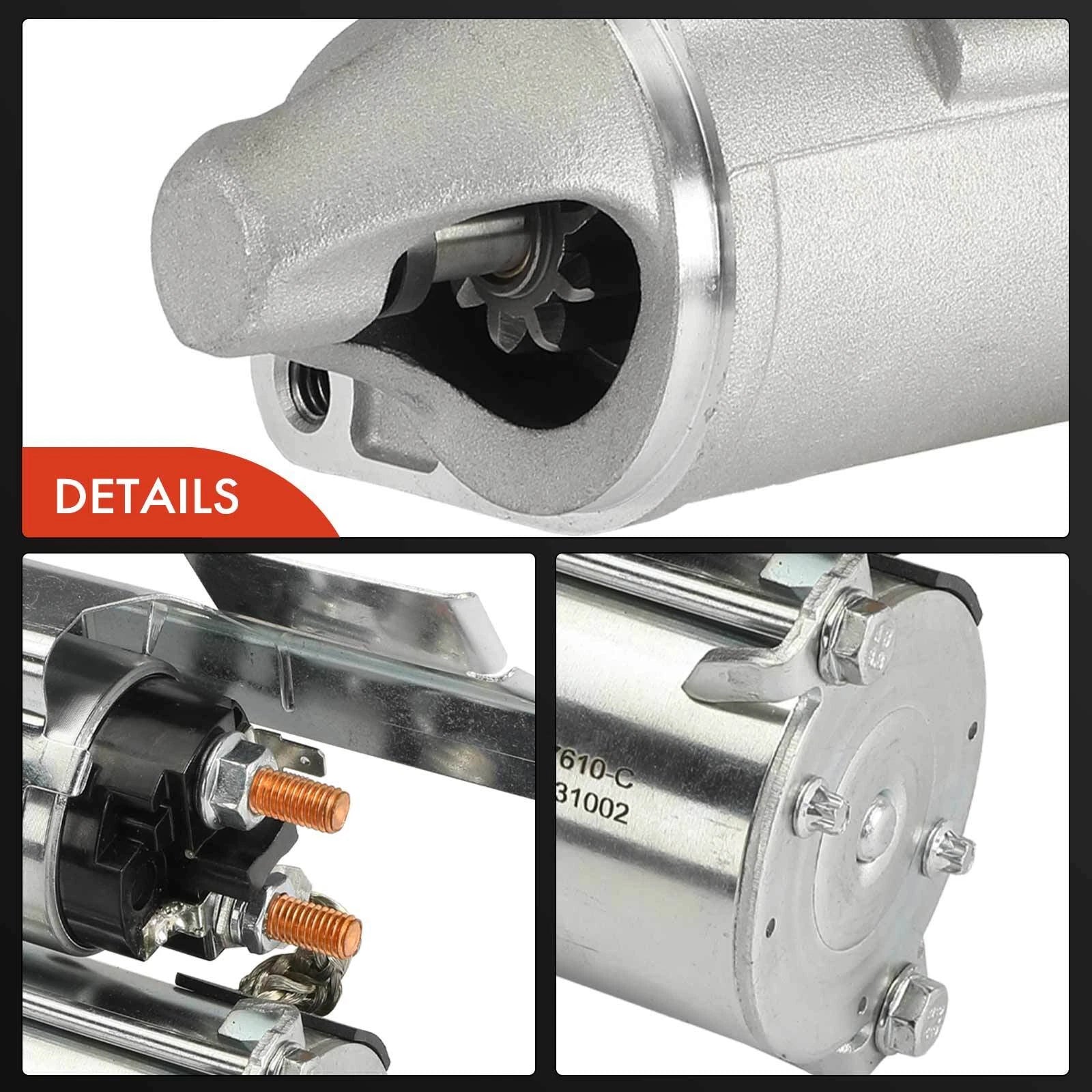 Starter Motor for Jeep Liberty, Dodge Nitro (2007–2009) V6 3.7L