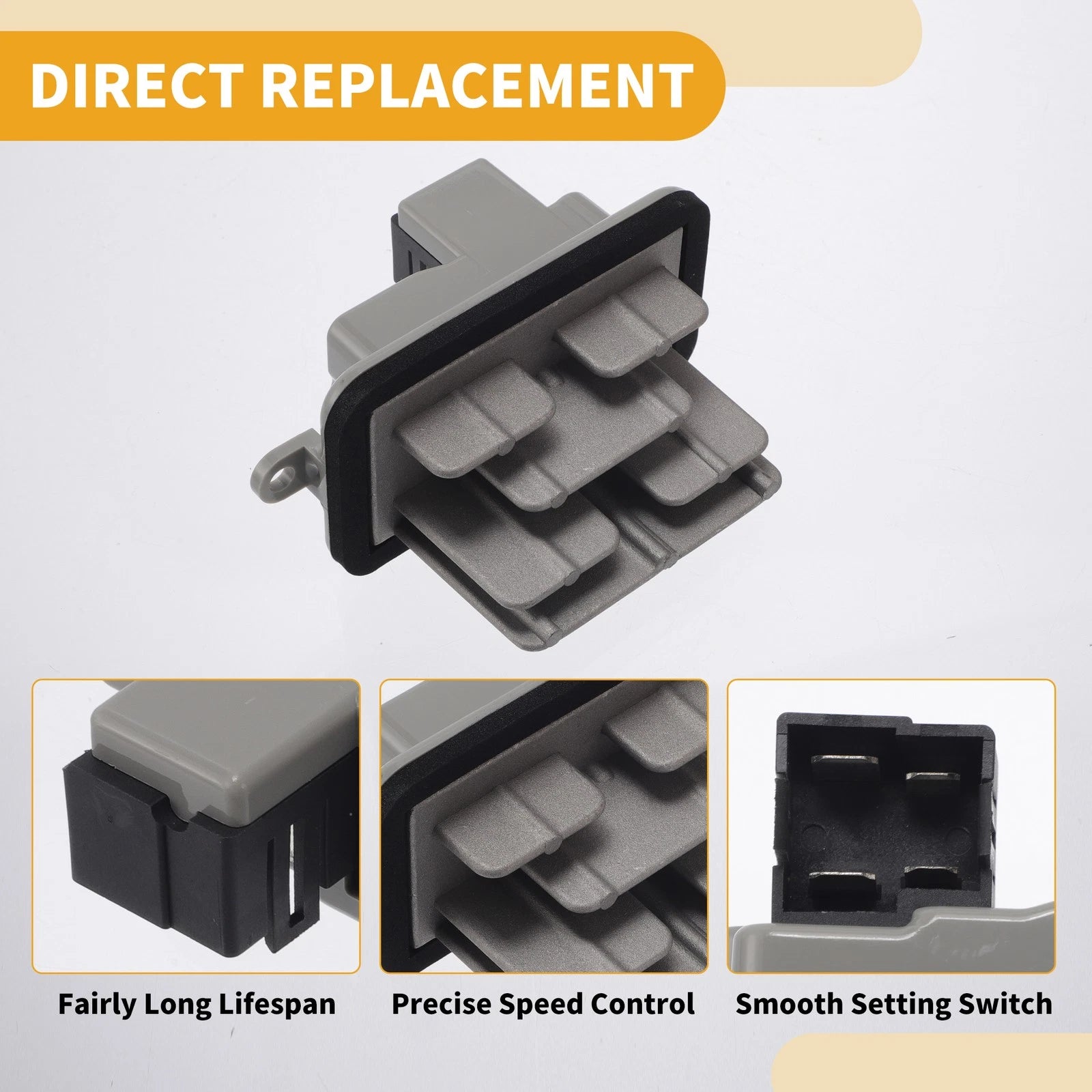 HVAC Blower Motor Resistor for Honda Accord (2003–2007) No. 79330S2A003