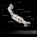 OE Style Rear Catalytic Converter Manifold Assembly for Honda Element (2003–2011)