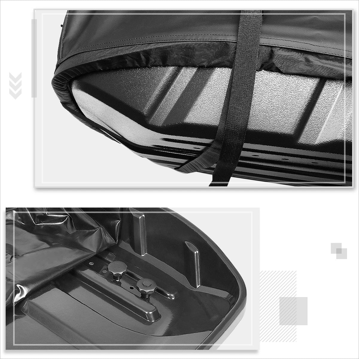 Universal Waterproof Roof Rack Cargo Bag with ABS Base