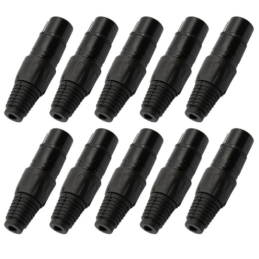 Set of 10 3 Pin Female Connectors for Automotive Applications