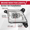 LED Fog Lights for Chevy Silverado 1500 2500HD 3500HD (2019–2022)