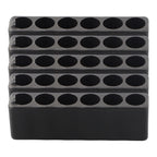 6-Hole Screwdriver Bit Organizer for Hex Shank Bits