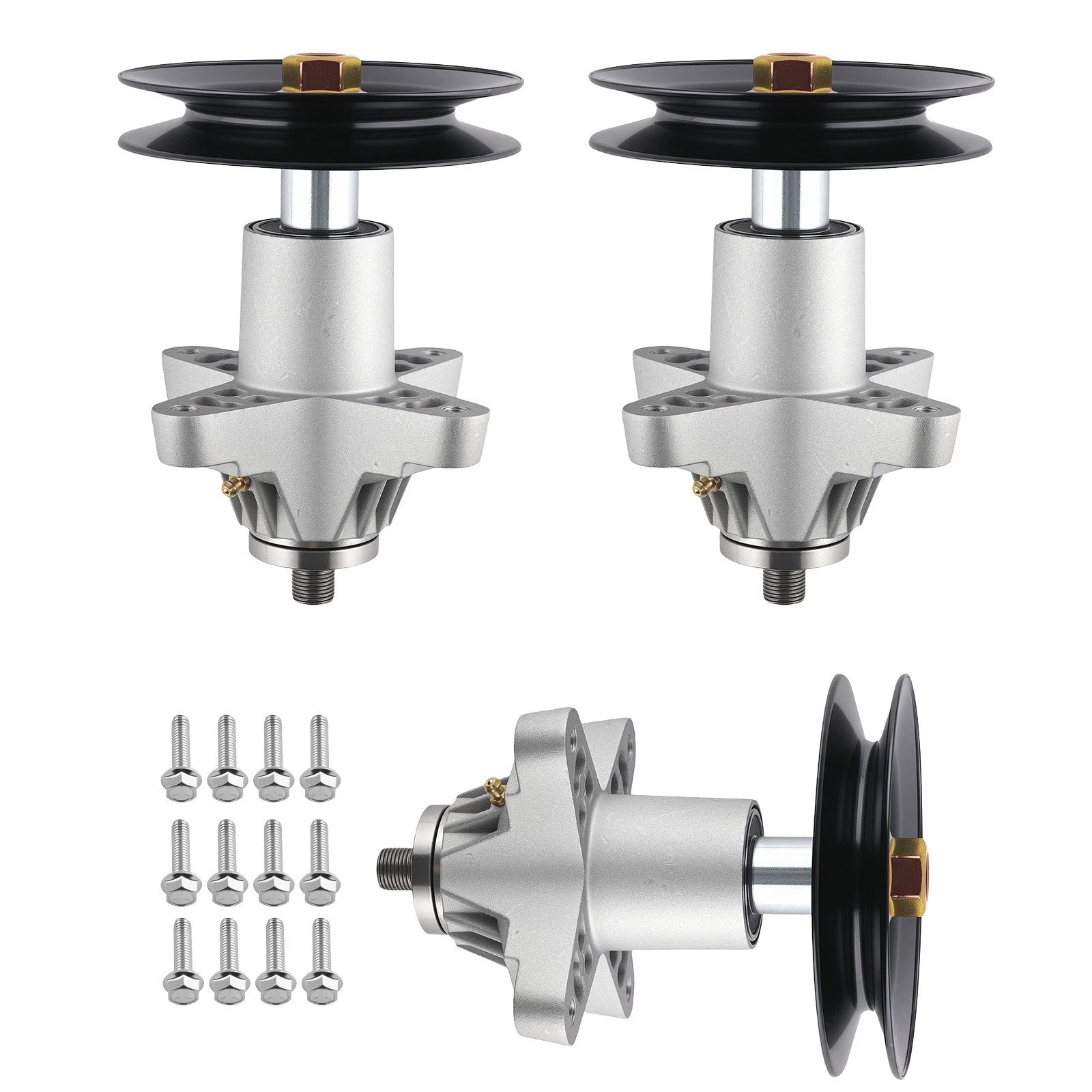 3X Deck Mandrel for Troy Bilt TB2654, Cub Cadet RZT54KH (2013–2015)