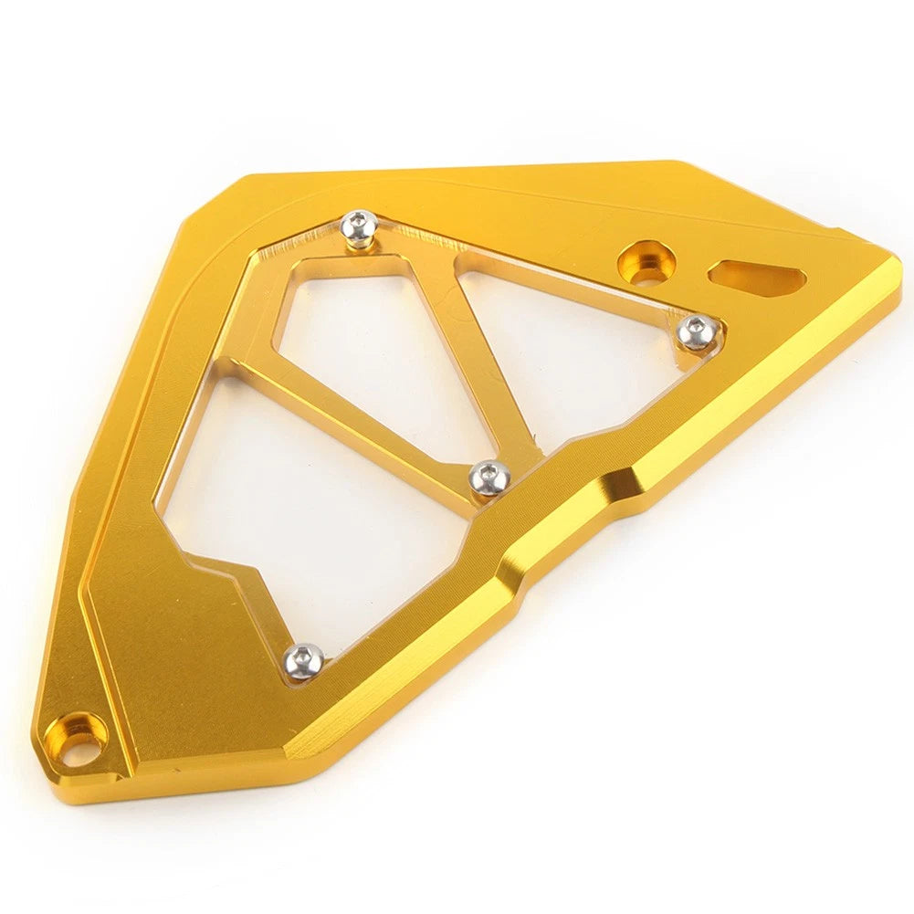 Front Sprocket Chain Guard Cover Gold for Kawasaki Z250 Z300 Ninja 250 300 (2013–2017)