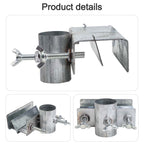 Umbrella Holder for Outdoor Areas with Adjustable Clamp (Fits Varying Sizes)