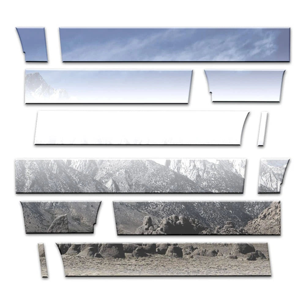 Rocker Panel Replacement 12pc Kit for Ford F-150 Crew 8ft Bed (2009–2014)