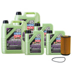 Oil Change Kit 7L Liqui Moly Molygen 5W-40 for Audi A8 Quattro
