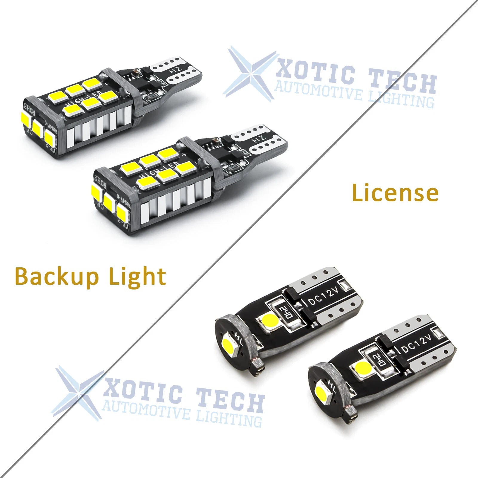 White LED License Plate for Universal Fit (2000-2024)