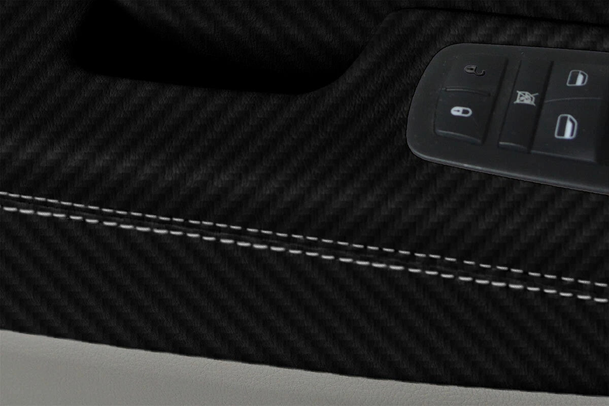 Armrest Door Panel Cover for Jeep Grand Cherokee (2011–2019) Carbon Fiber