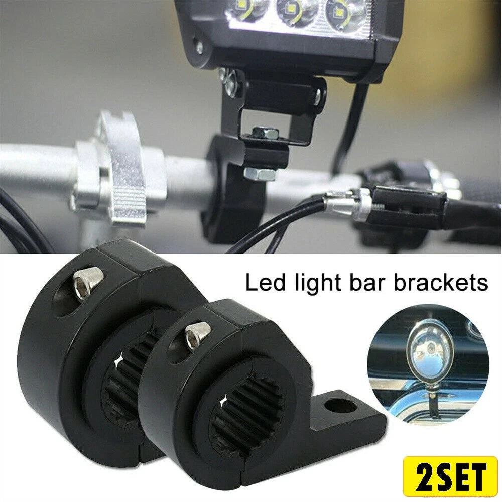 Set of 4 Tube Clamps Bracket for Offroad ATV UTV LED Light Bar