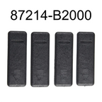 4Pcs Black Roof Molding Covers for Kia Soul (2014-2019)