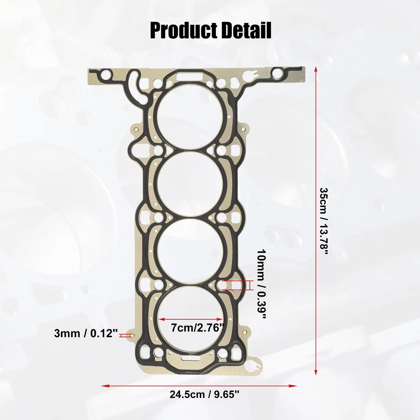 Cylinder Head Gasket 55562233 for Buick Encore, Chevrolet (1.4L L4)