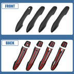 Set of 4 Door Handle Covers for Toyota Camry (without Smart Key Holes) Matte Black