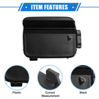Tow Hook Cover for BMW 550i 528i 535i (2008–2010) - Black