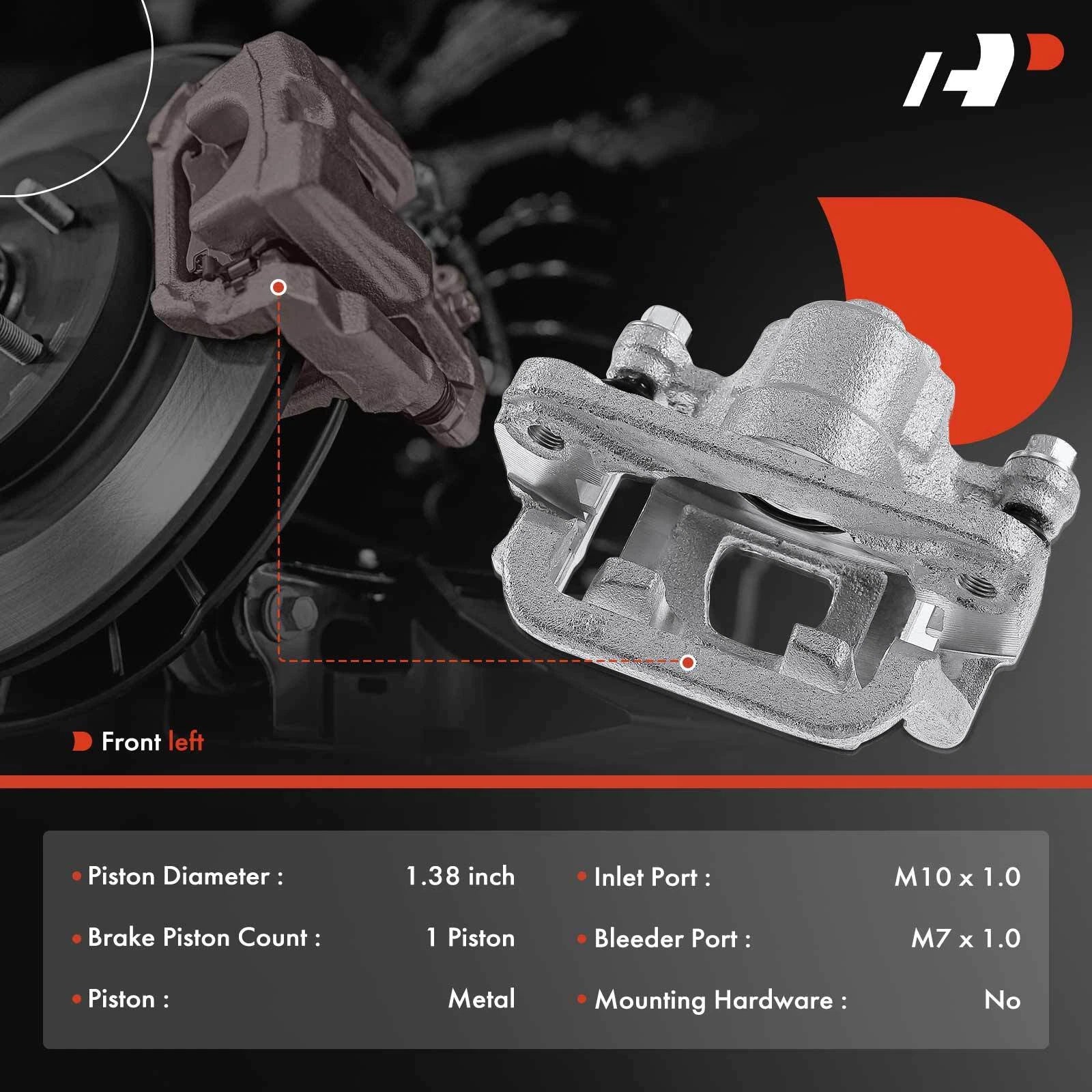 Rear Driver Side Brake Caliper for Nissan Altima Maxima (2007-2012)