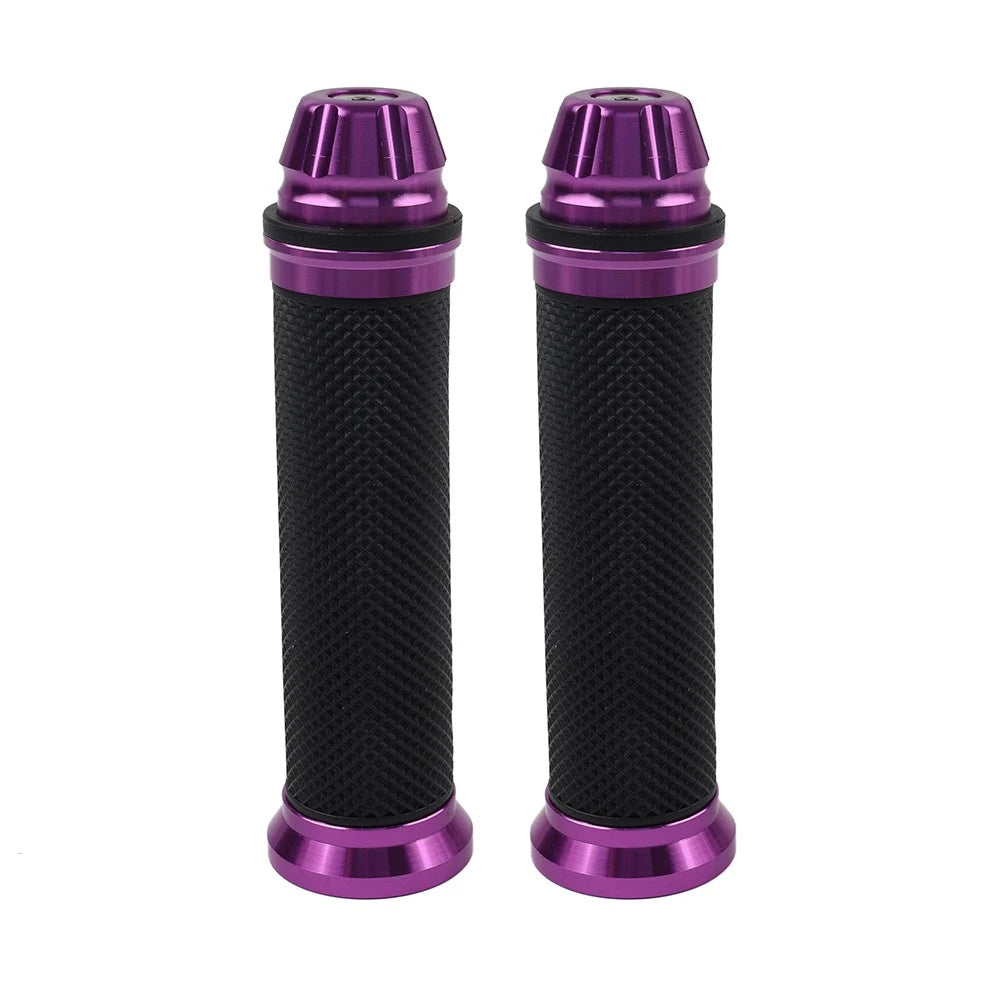 7/8" Handle Bar Hand Grip for Yamaha Honda Suzuki (All Years) - Purple