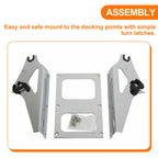 Razor Trunk Pack Two Up Rack Backrest for Harley Tour Street Road Glide (2014–2026)