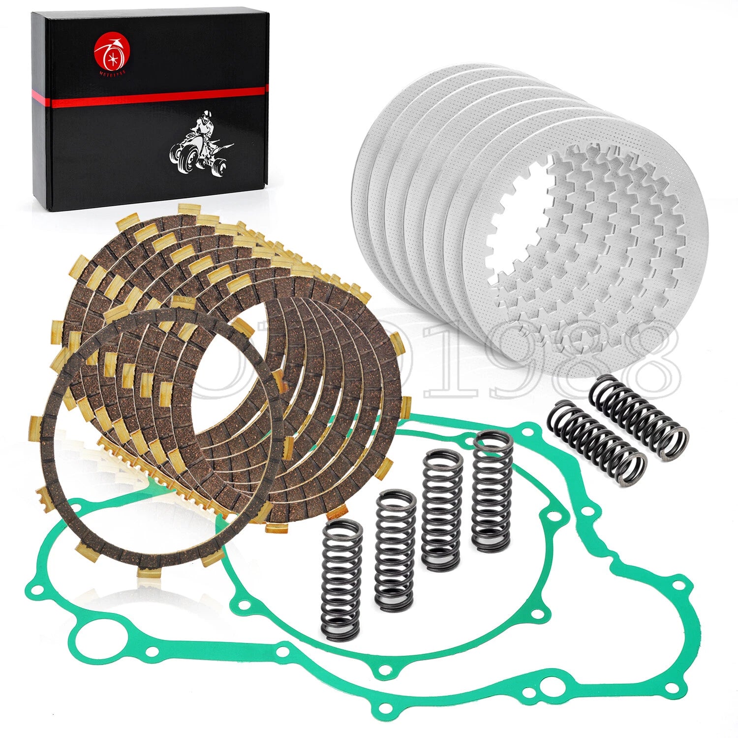 Clutch Kit with Heavy Duty Springs & Cover Gasket for Yamaha YFZ450 (2004–2009)
