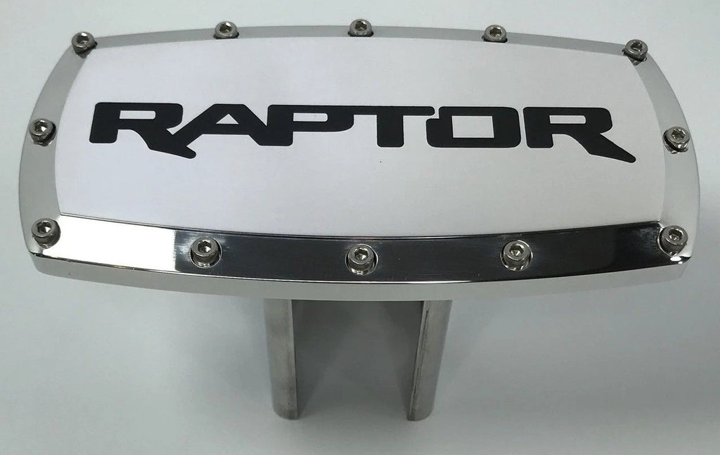 Hitch Cover Plug with Black Logo for Ford Raptor Receiver (2017–2024)