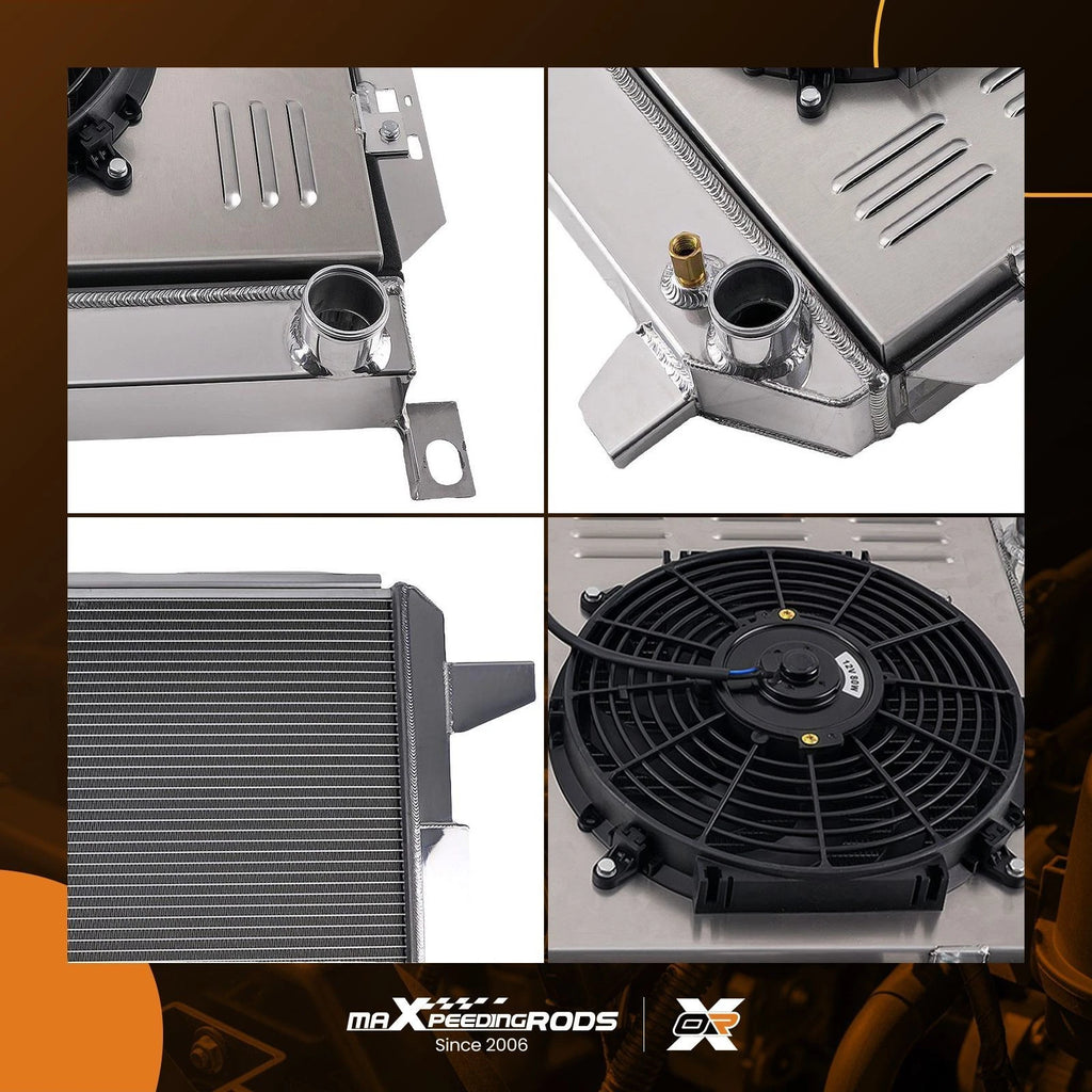 3Row Radiator Shroud Fan for Ford F-Series Bronco V8 (1985–1997)