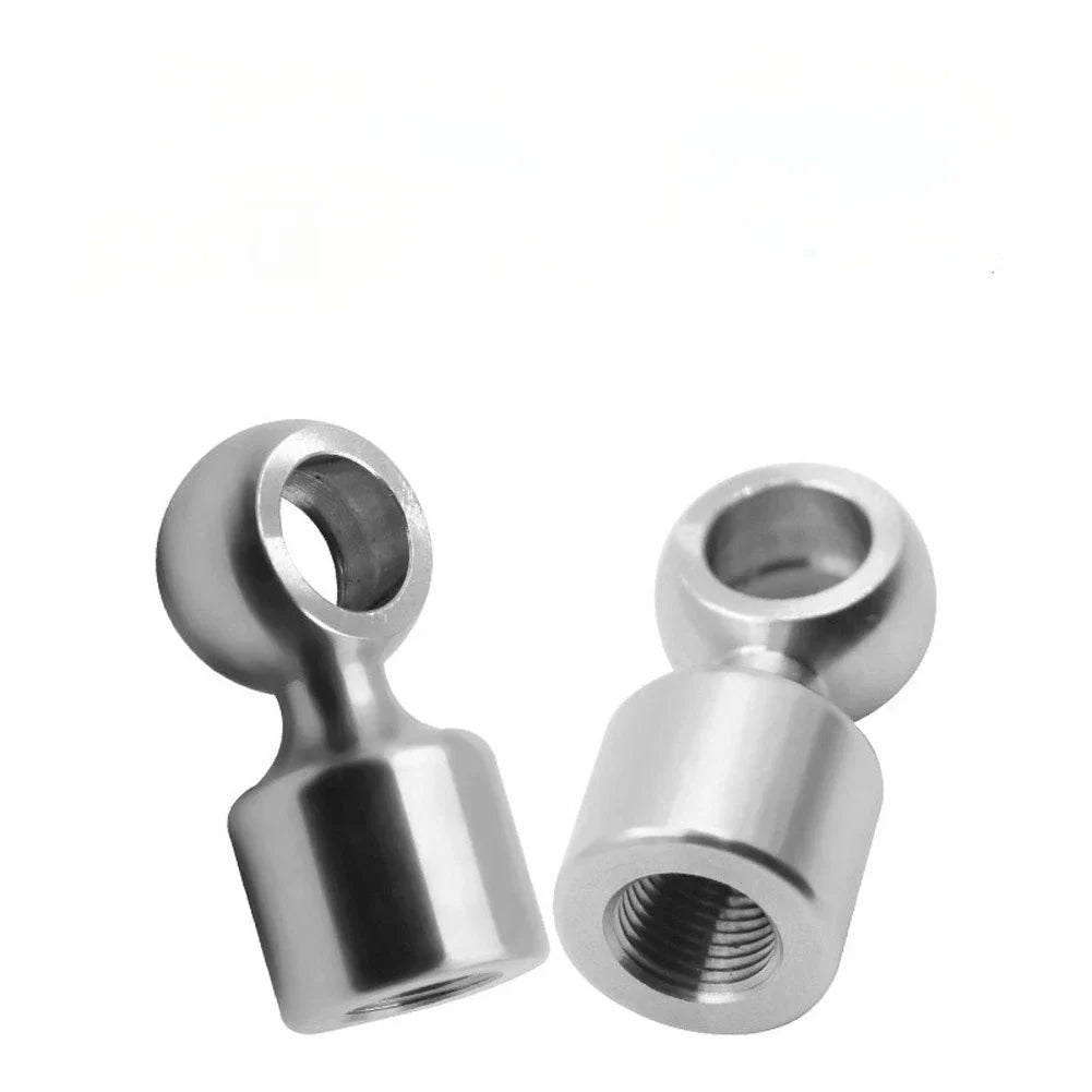Oil Pipe Extension 3.5cm Stainless Steel 304 Secure Threads for Motorcycle