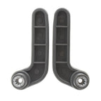 Set of 2 Black Roof Lock Handles for Honda Del-Sol (1993–1997)