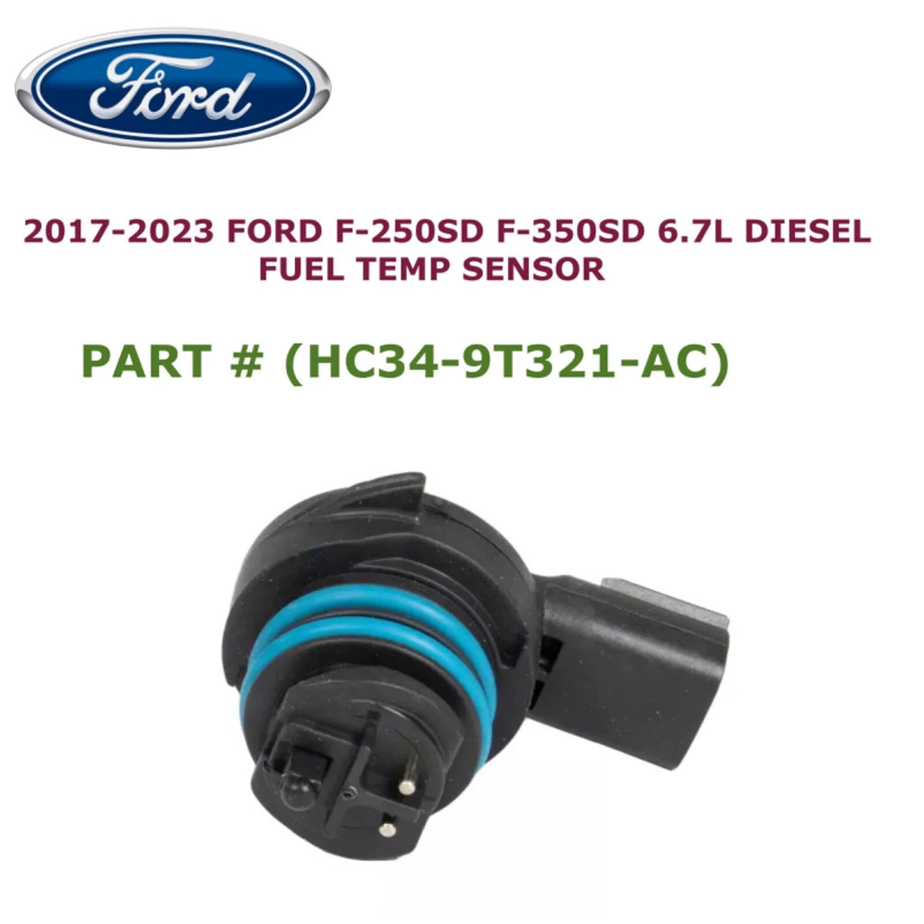 Fuel Temp Sensor for Ford F-250 F-350 Super Duty 6.7L V8 (2011–2016) HC34-9T321-AC