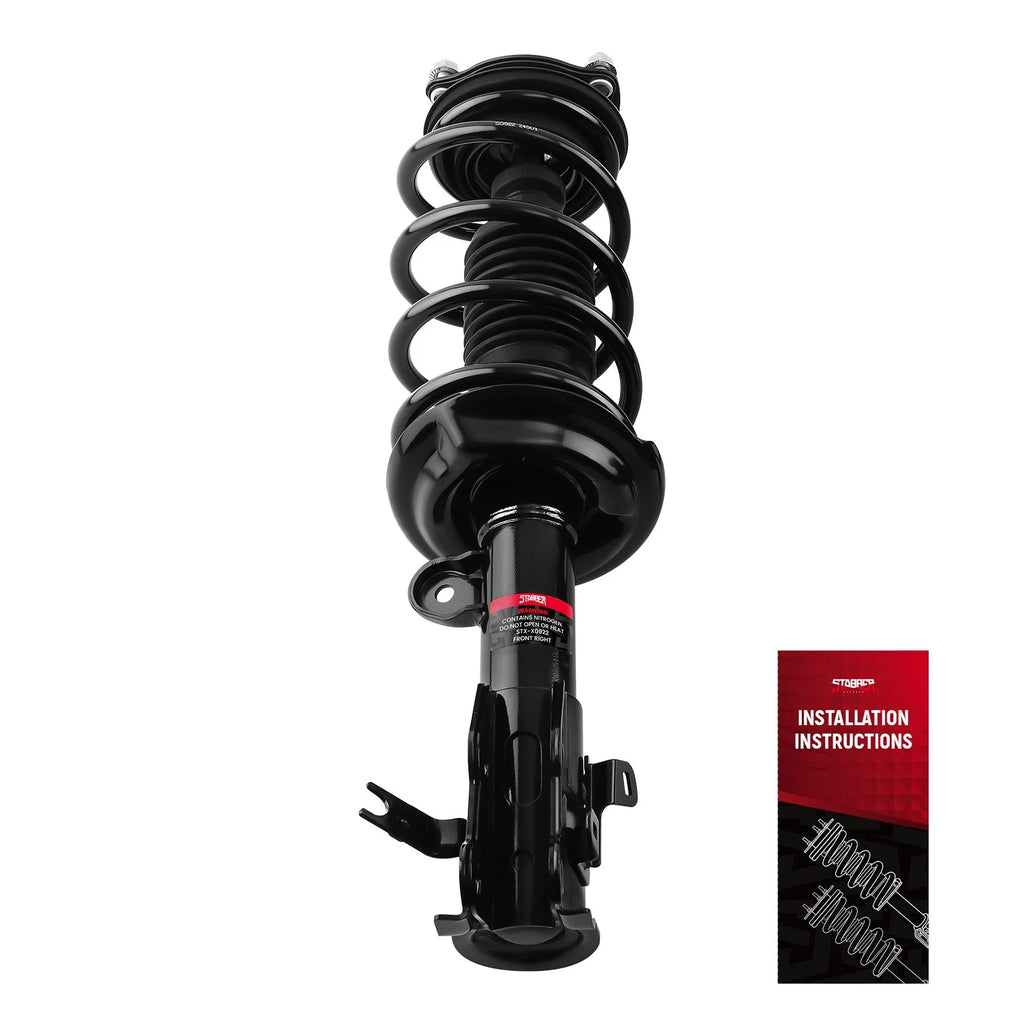 1x Front Complete Quick Struts w/ Coil Springs for Honda Civic (2012)