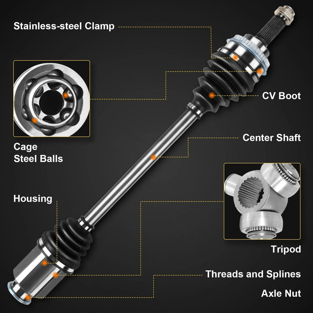 Front CV Axle Shaft Assembly for Subaru Impreza (1993–1994) FWD H4 1.8L