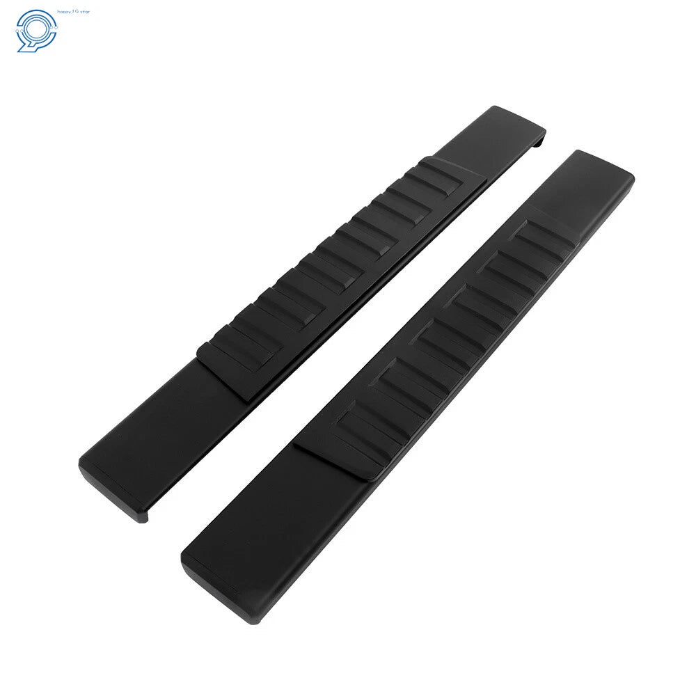 Set of 2 Running Boards for Silverado Regular Cab (2007-2018) Black