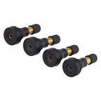 Tire Valve Stem for Tubeless Wheels 45 x 18.5mm Black + Gold