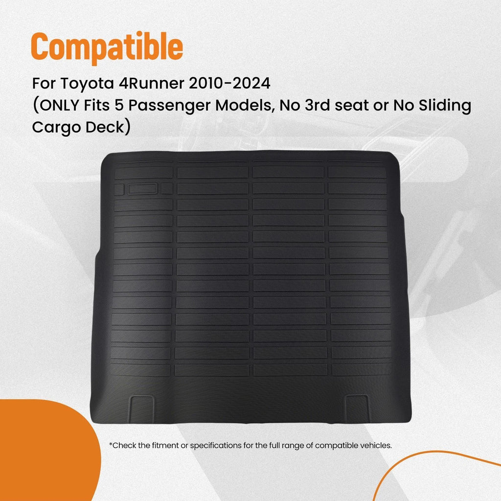 Cargo Mat for Toyota 4Runner (2010–2024) TPE Heavy Duty Boot Tray Liner