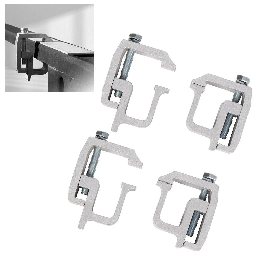 Set of 4 Heavy Duty Mounting C-Clamps for Truck Cap Topper Shell