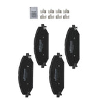 Set of 4 Front Brake Pads for Jeep Grand Wagoneer (2022–2024) Ram 1500 (2019–2025) D2179