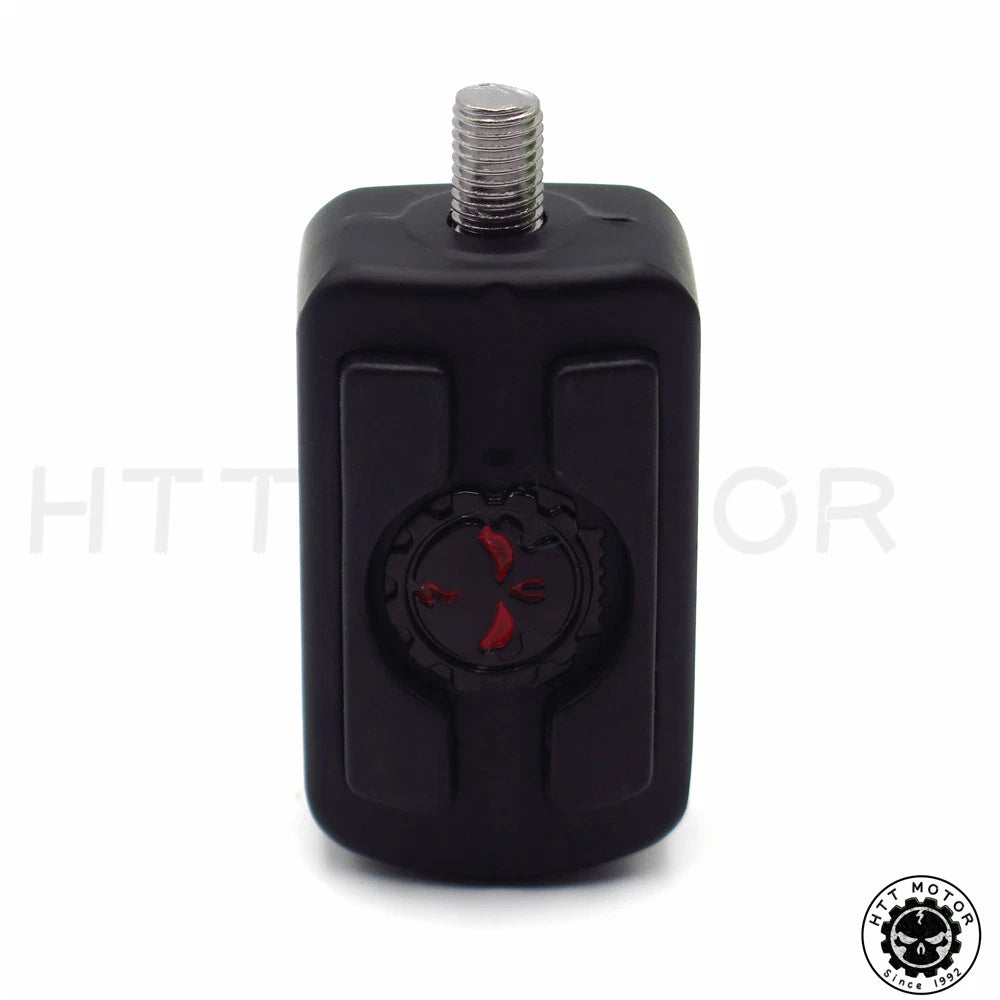 Black Skull Skeleton Shift Peg Cover for Harley Davidson Motorcycle