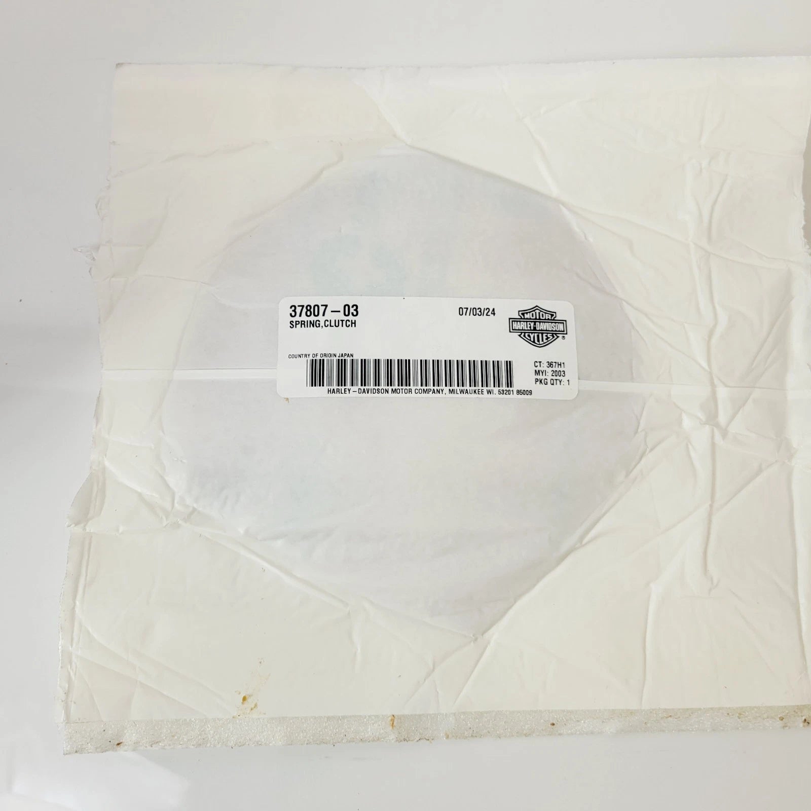 Clutch Spring for Harley-Davidson Touring Dyna Softail (2003–2023) 37807-03