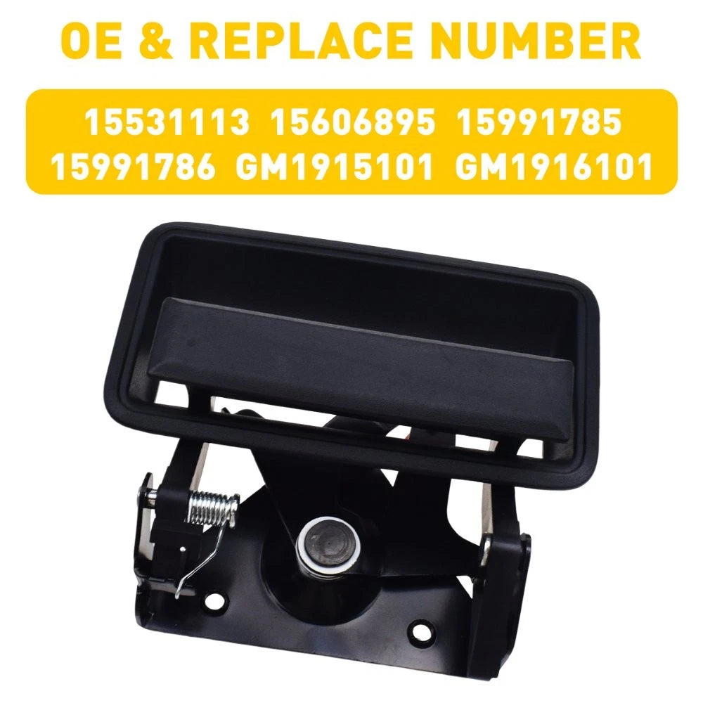 Set of 2 Tailgate Handle & Bezel for Chevy GMC CK 1500 2500 3500 (1999–2007)