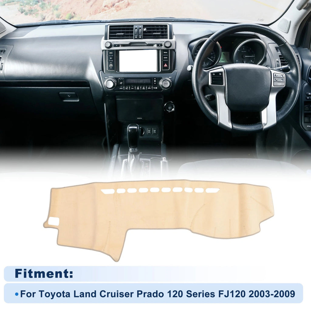 Dash Cover for Toyota Land Cruiser Prado 120 Series (2003–2009) Beige