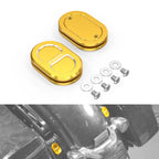 2X Rear Antenna Hole Plug Filler Cover for Harley Road Glide FLTR (2007–2009)