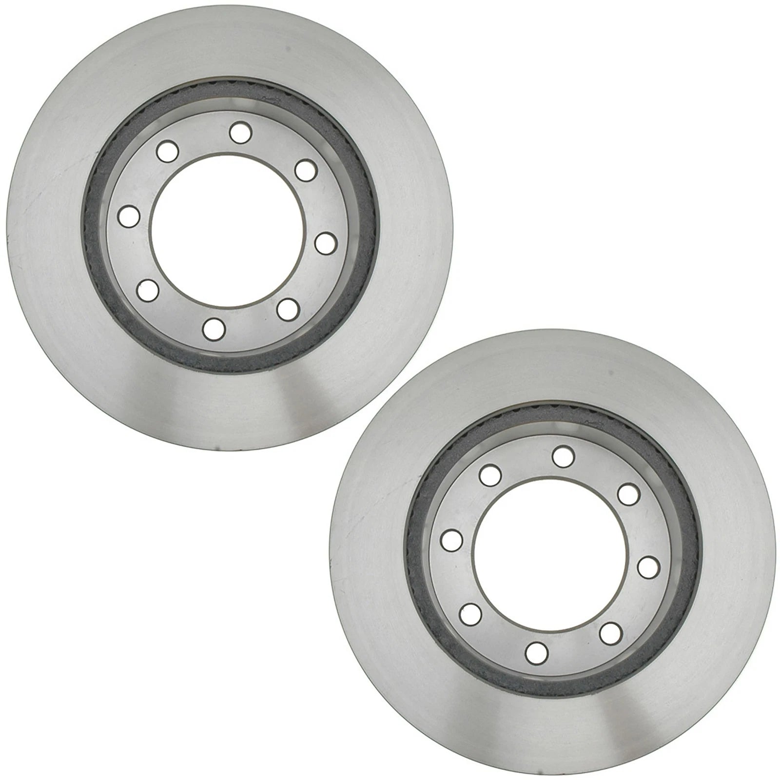 Set of 2 Front Coated Disc Brake Rotors for Ford F-350 SD (2006–2012)