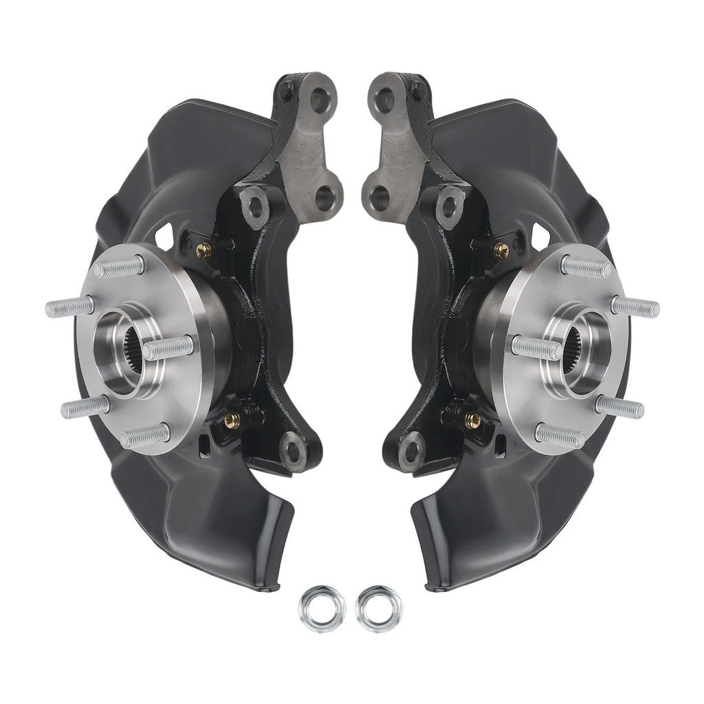 2x Front Wheel Hub Bearing Steering Knuckle Assembly for Toyota Sienna (2004–2010)